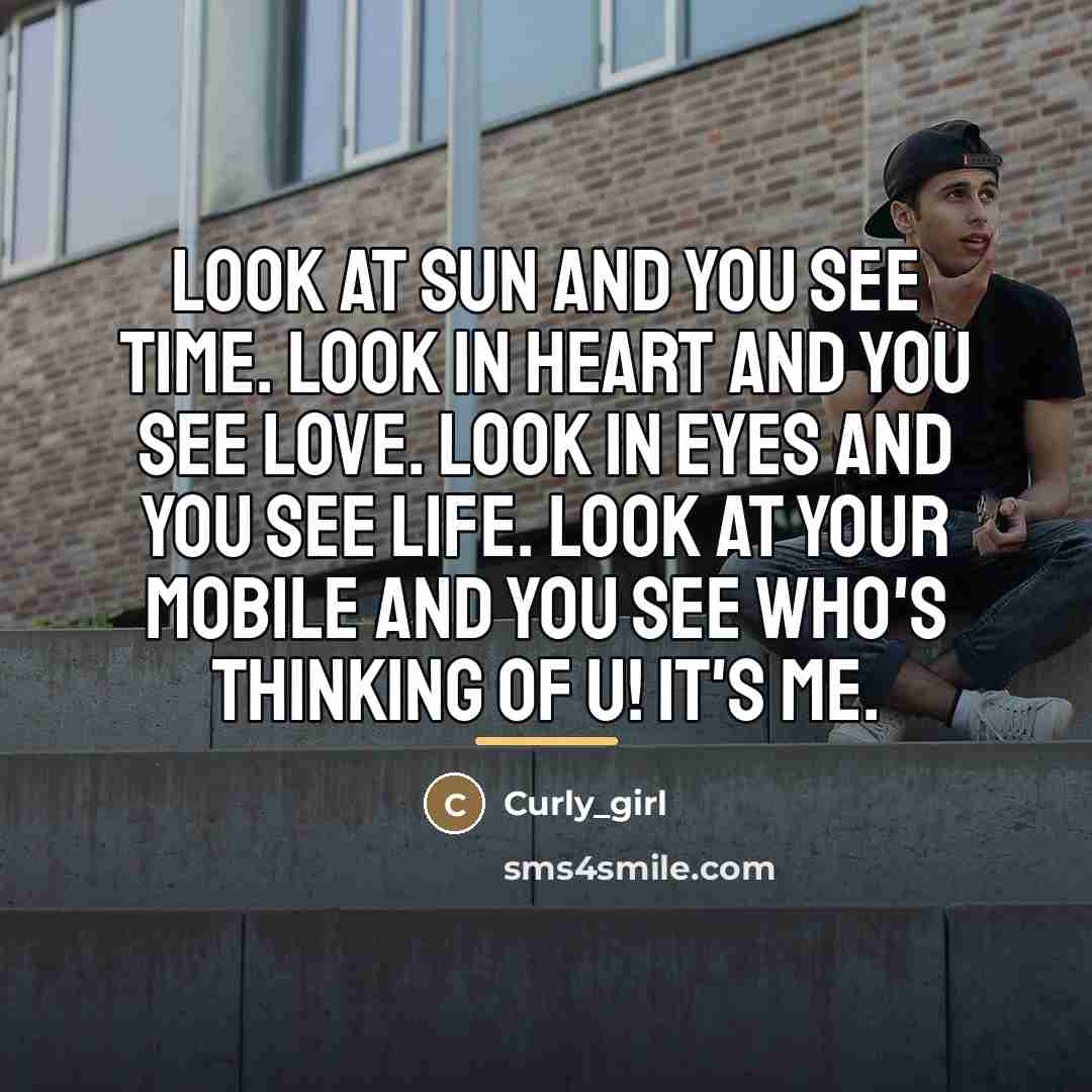 “Look at sun and you see time. Look in heart…” quote by Curly_girl