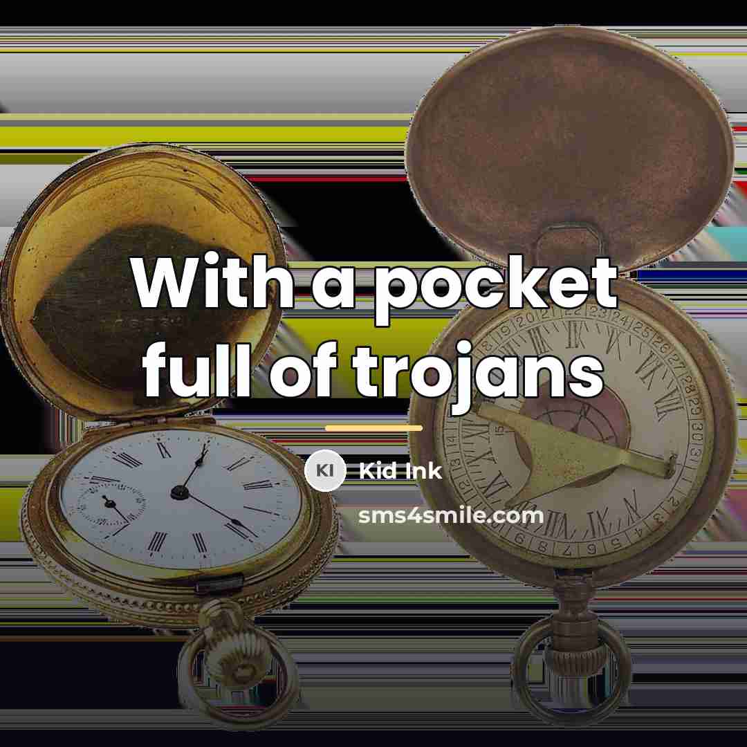 “With a pocket full of trojans…” quote by Kid Ink
