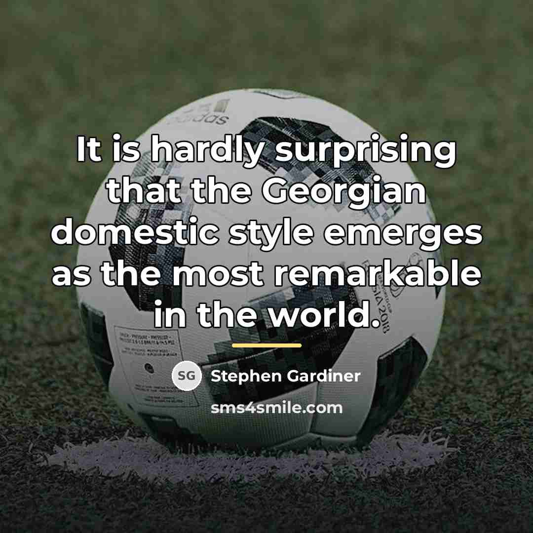 “It is hardly surprising that the Georgian domestic style emerges…” quote by Stephen Gardiner