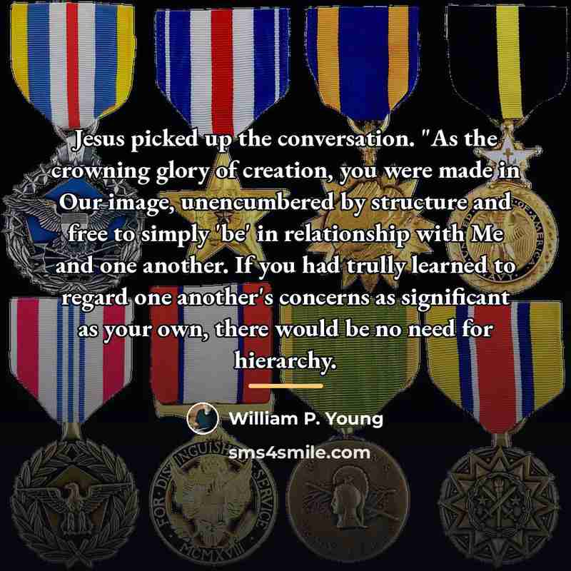 “Jesus picked up the conversation. "As the crowning glory of…” quote by William P. Young