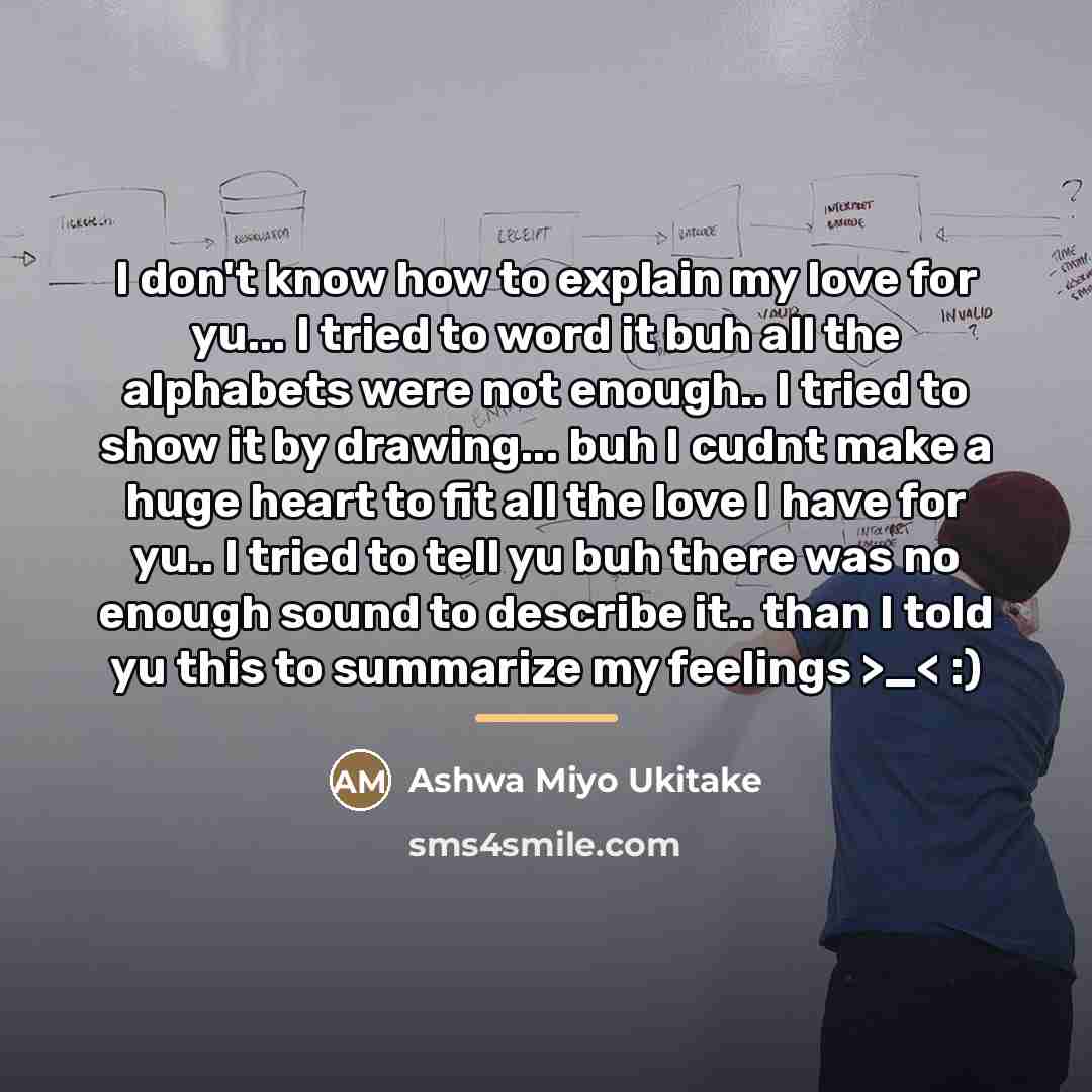 “I don't know how to explain my love for yu...…” quote by Ashwa Miyo Ukitake