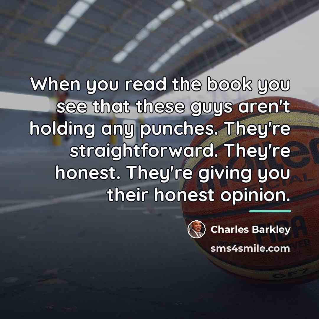 “When you read the book you see that these guys…” quote by Charles Barkley