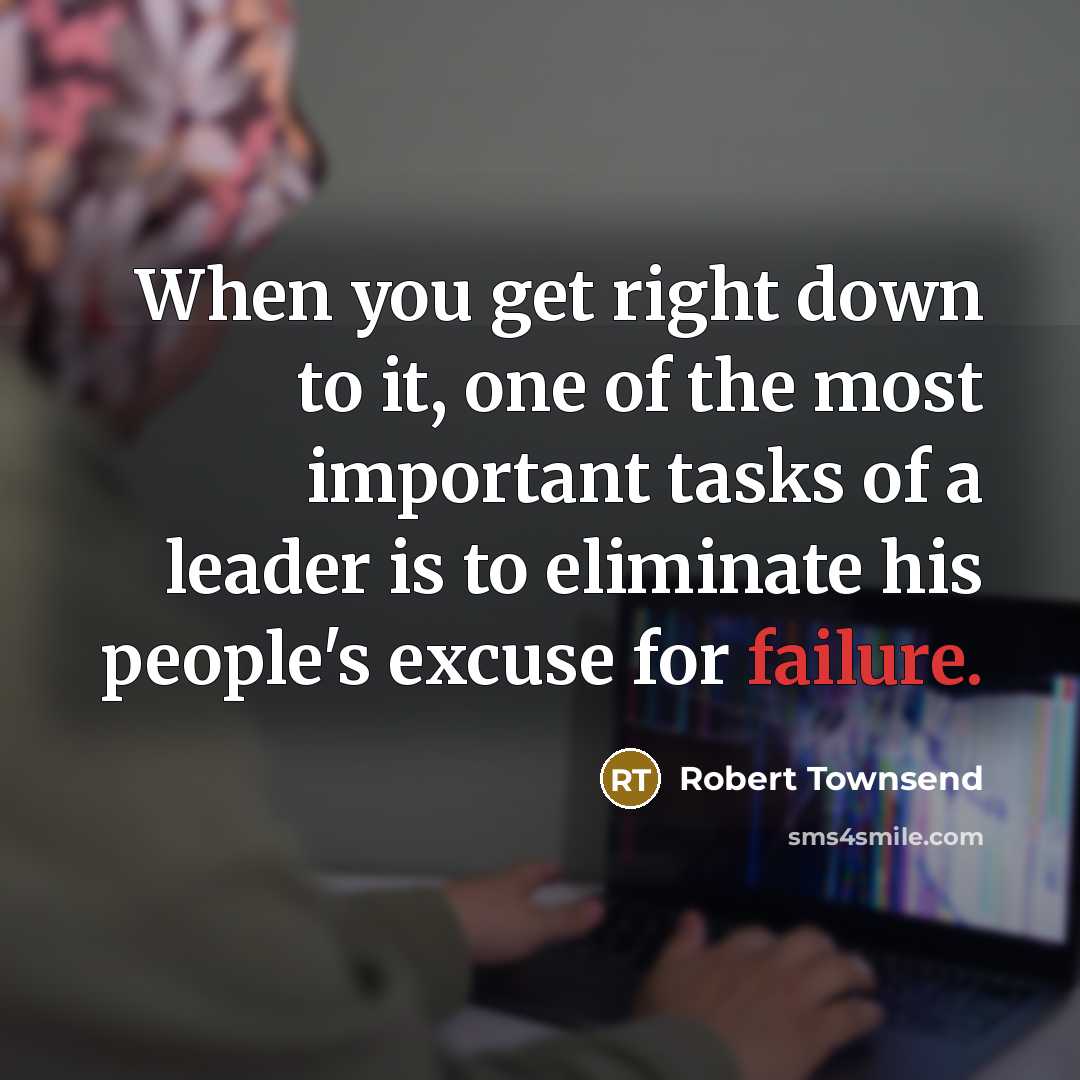 “When you get right down to it, one of the…” quote by Robert Townsend