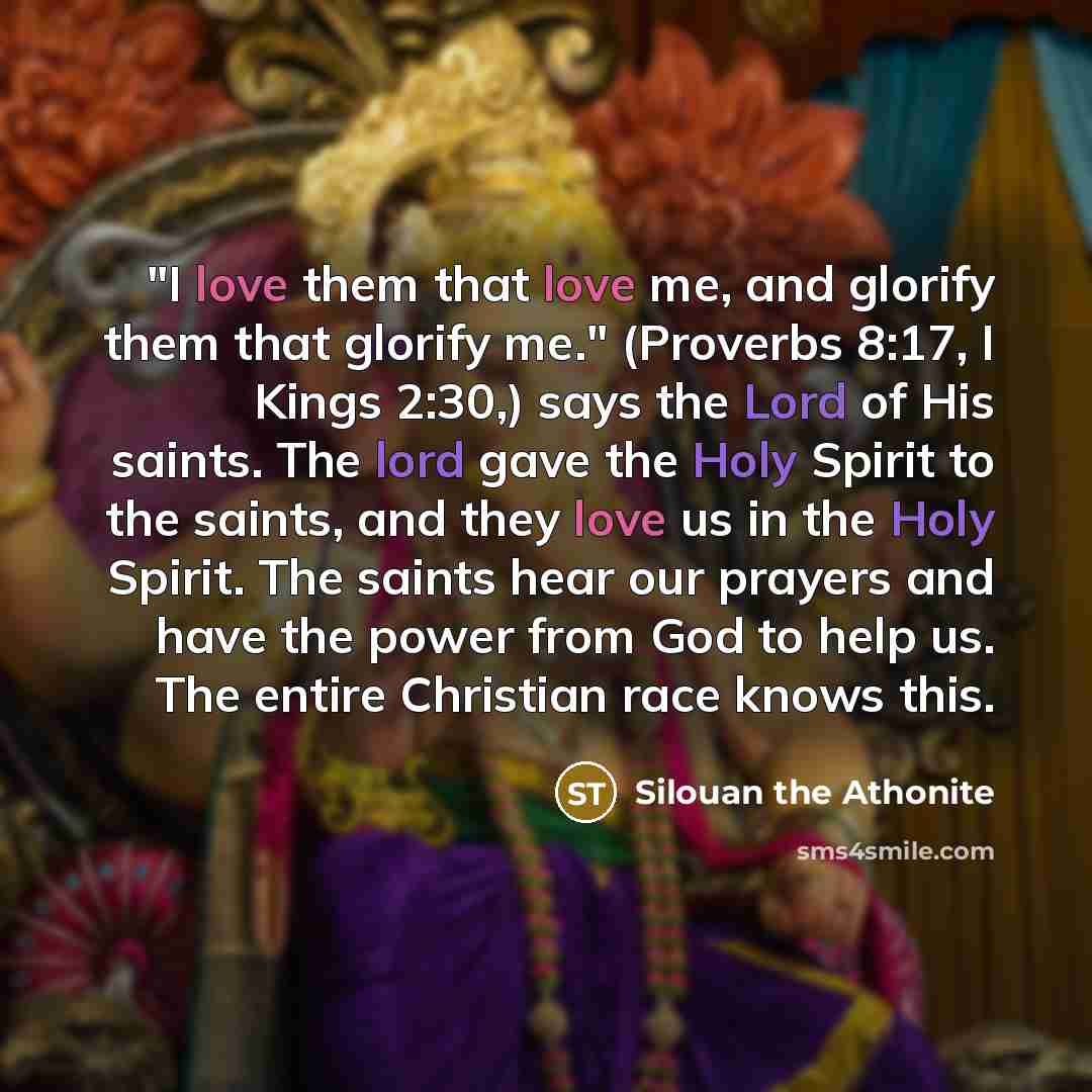 “"I love them that love me, and glorify them that…” quote by Silouan the Athonite