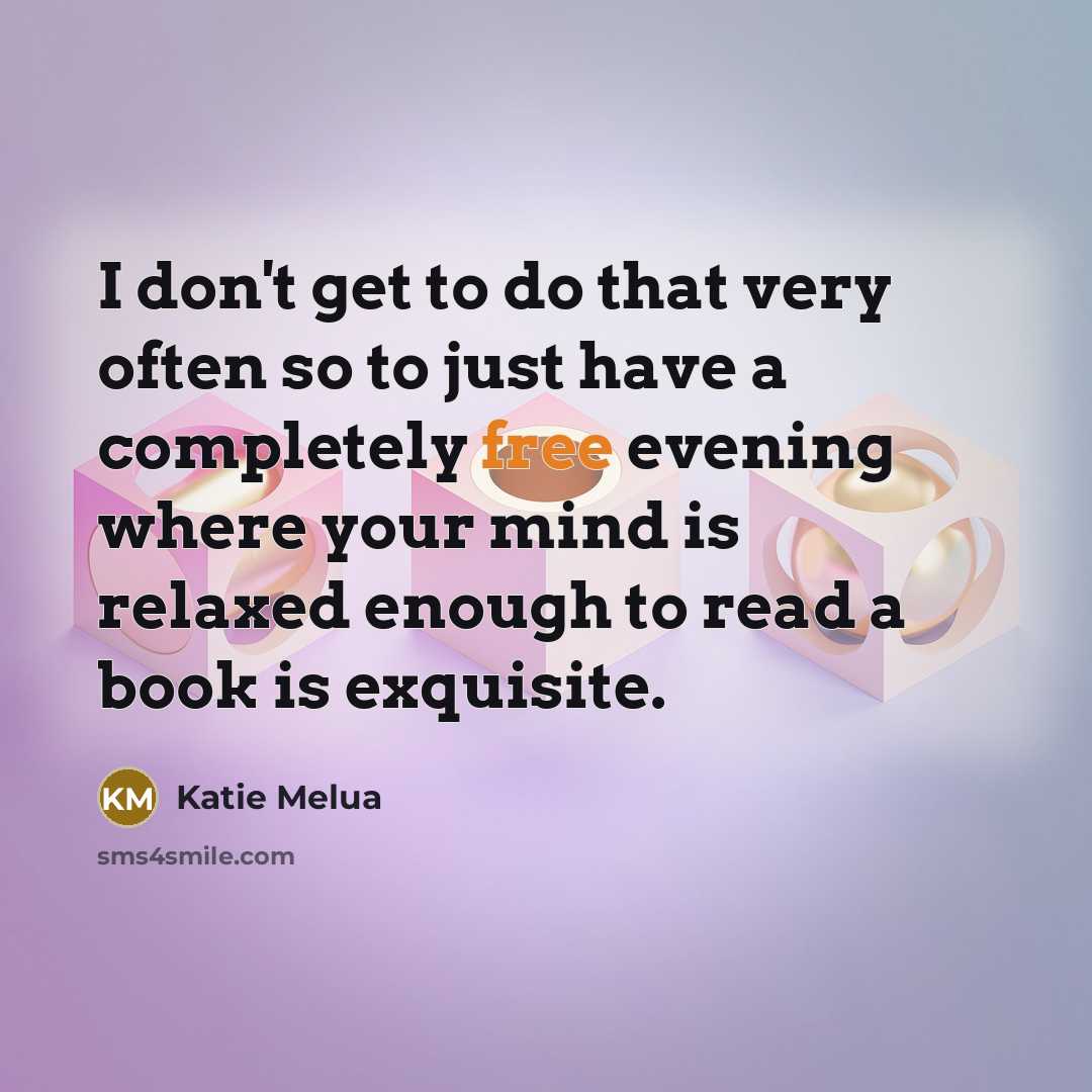 “I don't get to do that very often so to…” quote by Katie Melua