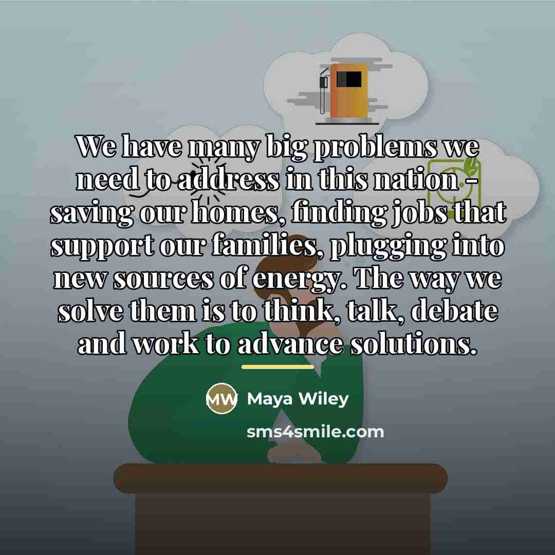 “We have many big problems we need to address in…” quote by Maya Wiley