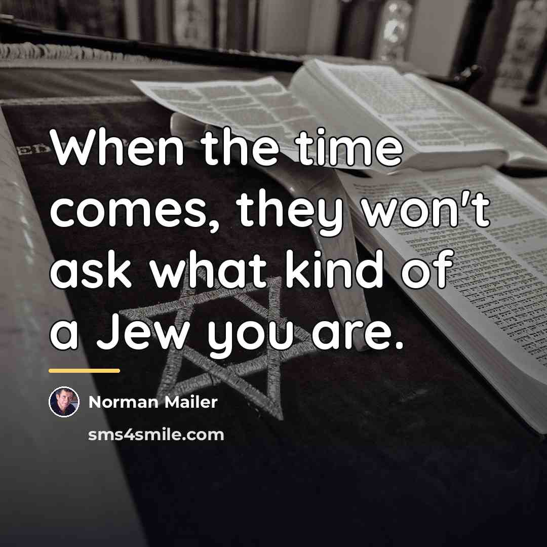 “When the time comes, they won't ask what kind of…” quote by Norman Mailer