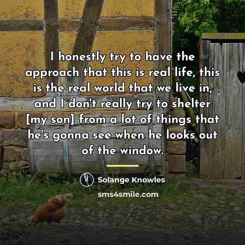 “I honestly try to have the approach that this is…” quote by Solange Knowles