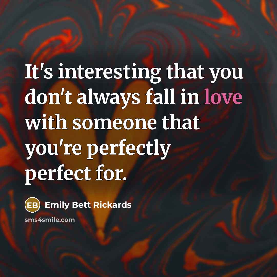 “It's interesting that you don't always fall in love with…” quote by Emily Bett Rickards