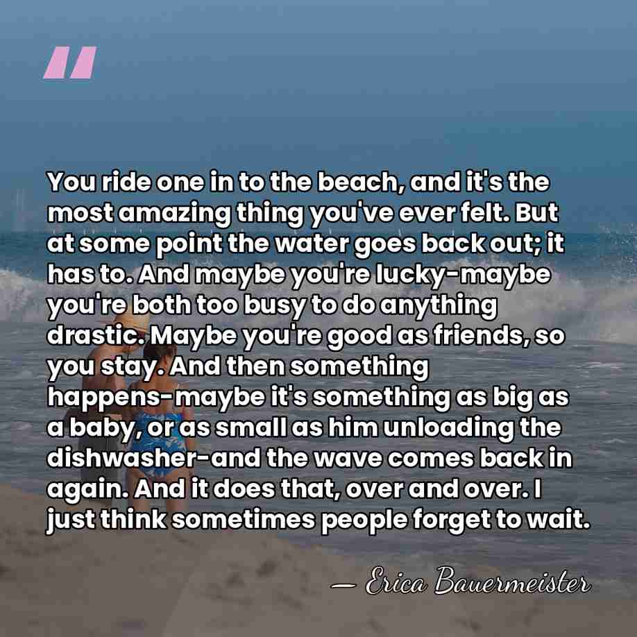 You ride one in to the beach, and it's the most amazing&hellip; - Erica Bauermeister