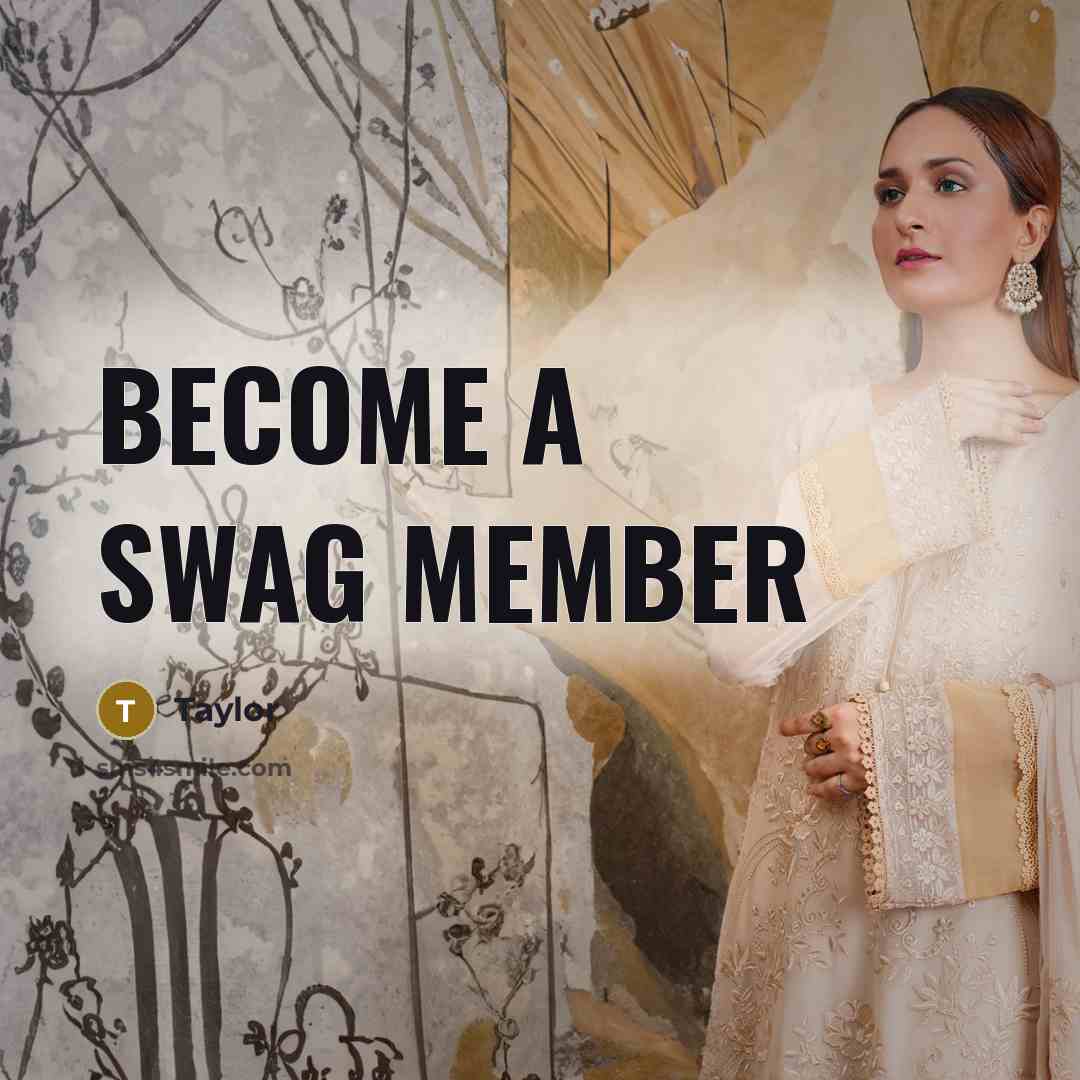 “Become a Swag Member…” quote by Taylor