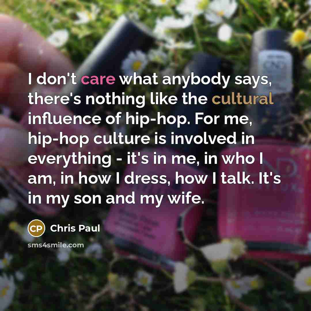 “I don't care what anybody says, there's nothing like the…” quote by Chris Paul