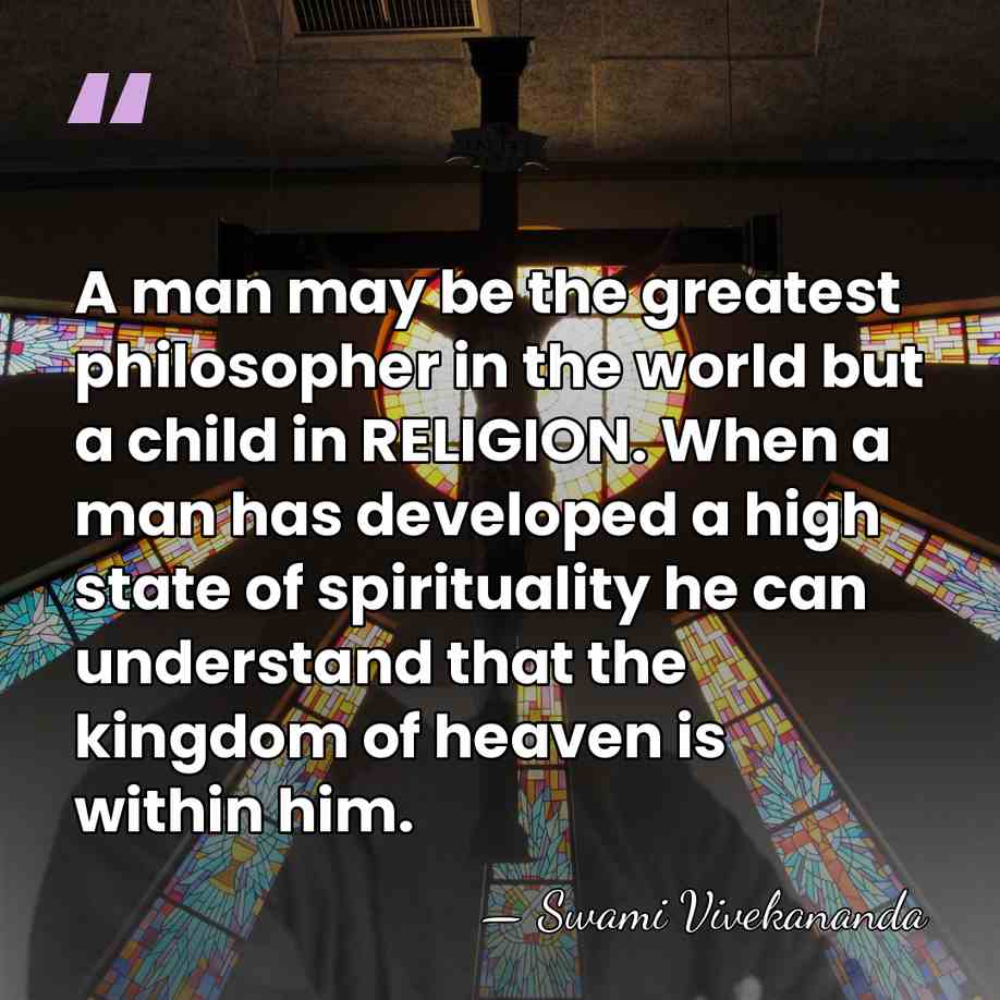 A man may be the greatest philosopher in the world but a&hellip; - Swami Vivekananda