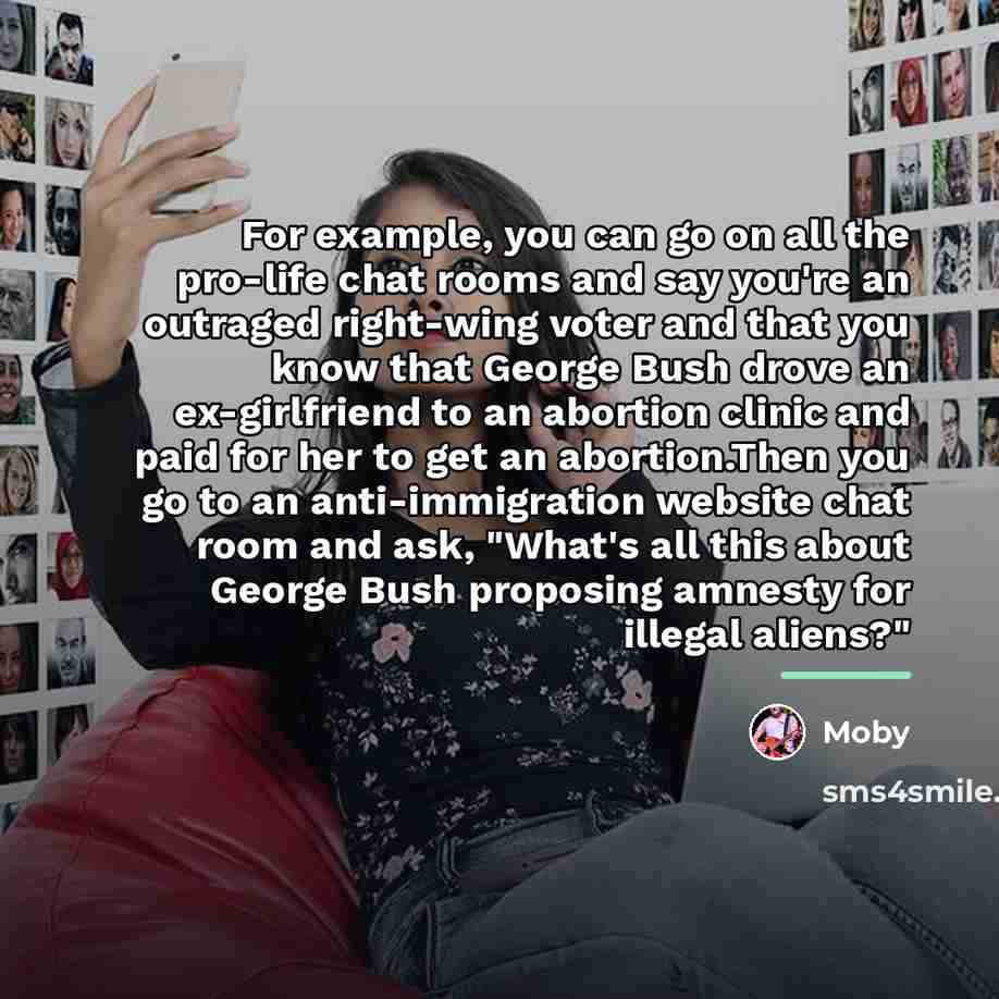 “For example, you can go on all the pro-life chat…” quote by Moby
