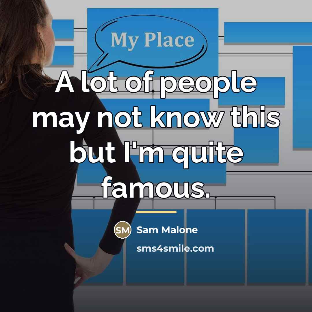 “A lot of people may not know this but I'm…” quote by Sam Malone