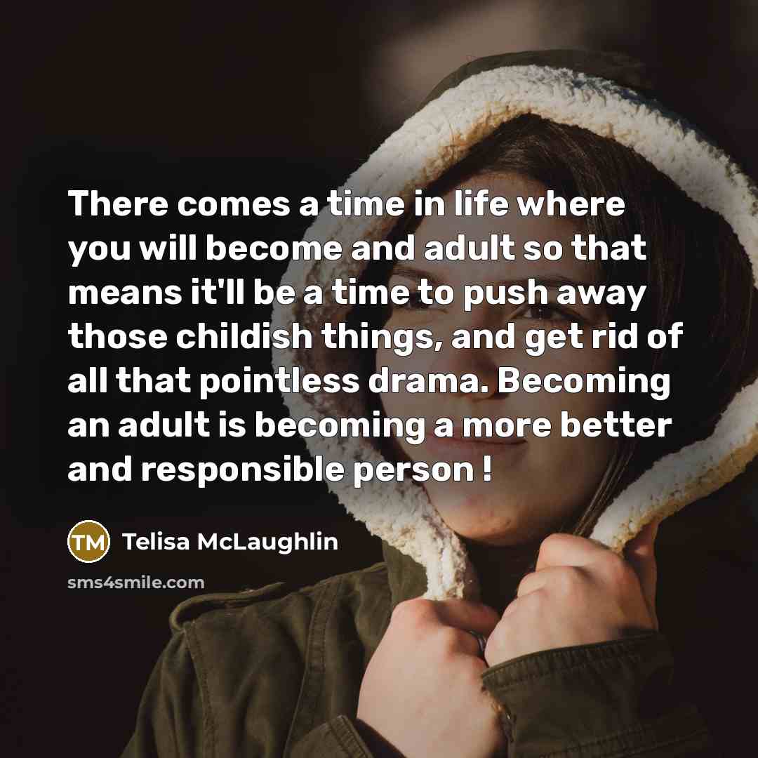 “There comes a time in life where you will become…” quote by Telisa McLaughlin