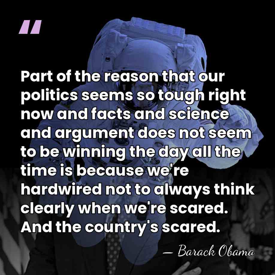 Part of the reason that our politics seems so tough right now&hellip; - Barack Obama