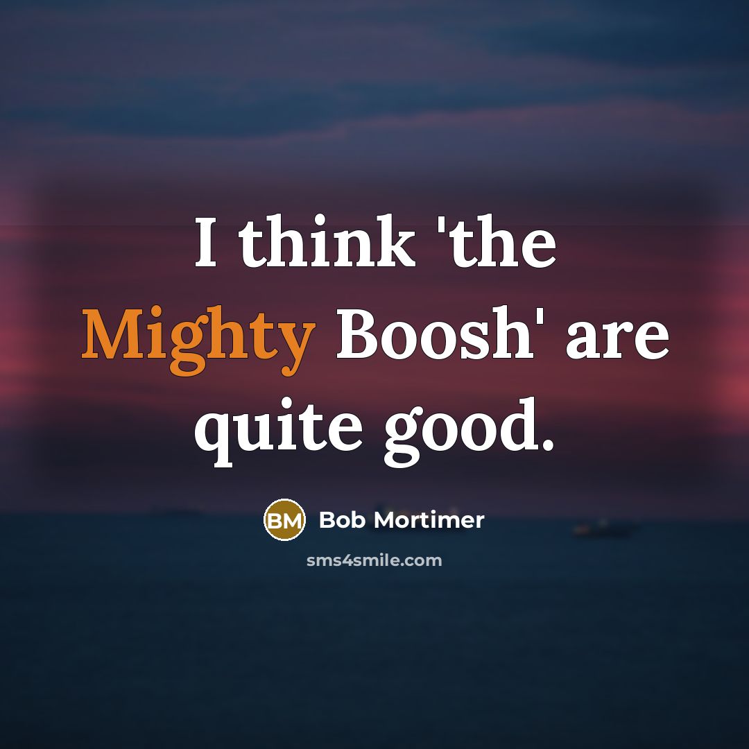 “I think 'the Mighty Boosh' are quite good.…” quote by Bob Mortimer