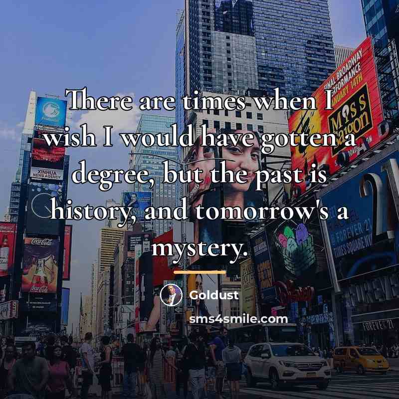 “There are times when I wish I would have gotten…” quote by Goldust