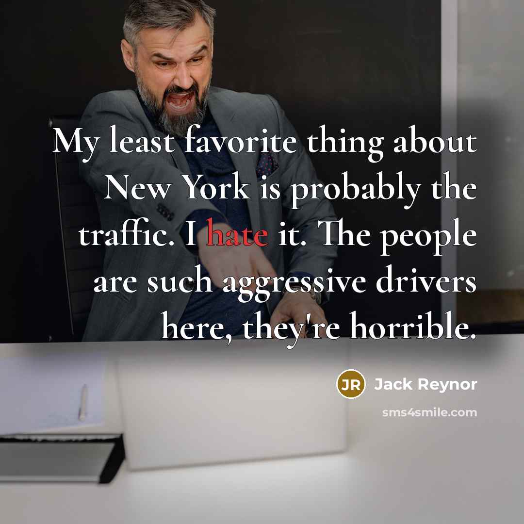 “My least favorite thing about New York is probably the…” quote by Jack Reynor