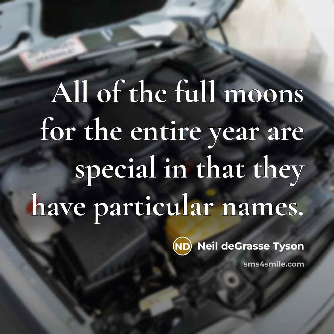 “All of the full moons for the entire year are…” quote by Neil deGrasse Tyson