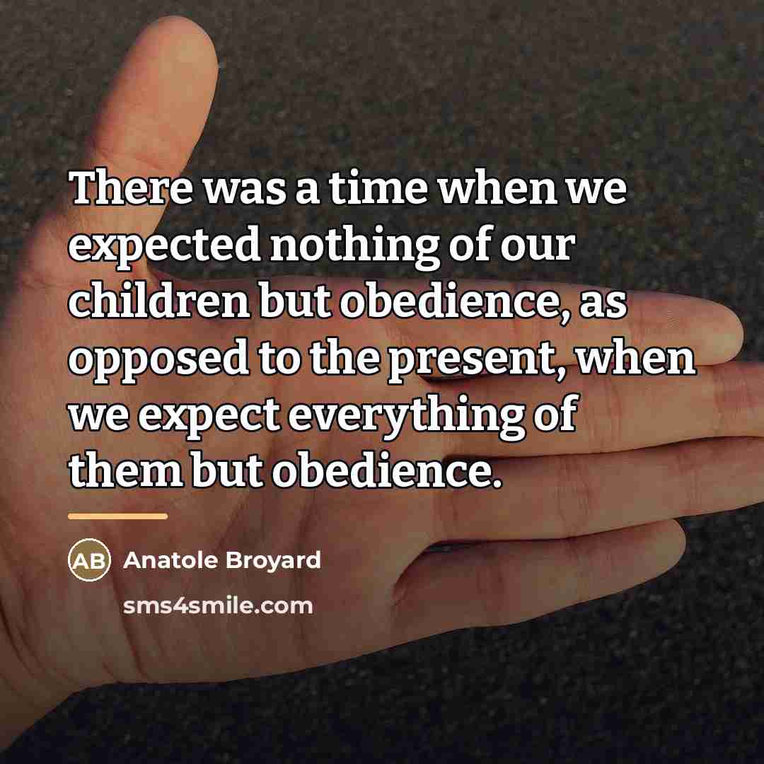 “There was a time when we expected nothing of our…” quote by Anatole Broyard