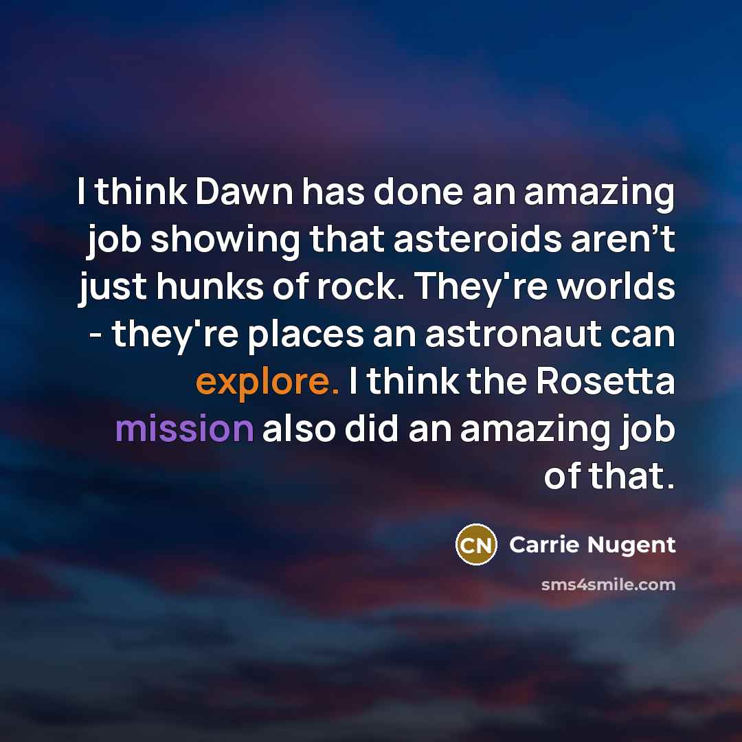 “I think Dawn has done an amazing job showing that…” quote by Carrie Nugent