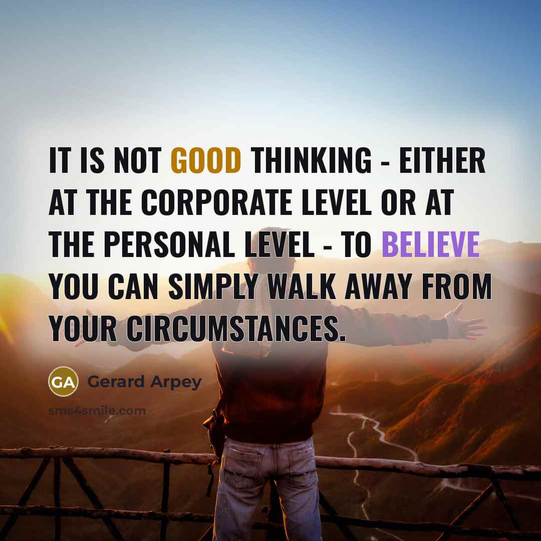 “It is not good thinking - either at the corporate…” quote by Gerard Arpey