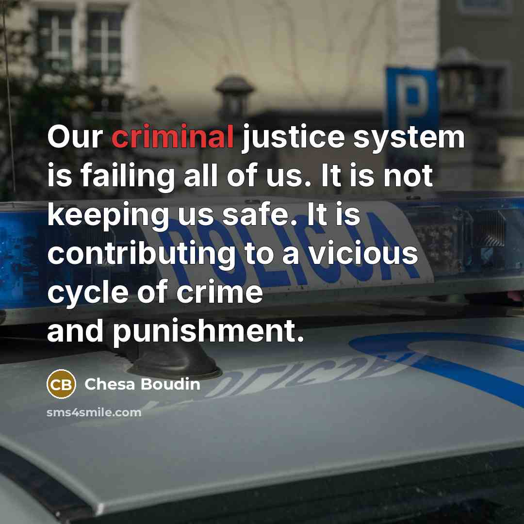 “Our criminal justice system is failing all of us. It…” quote by Chesa Boudin