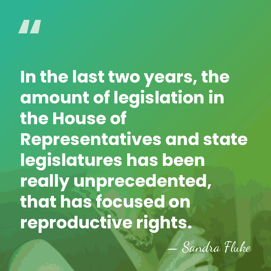 In the last two years, the amount of legislation in the House&hellip; - Sandra Fluke