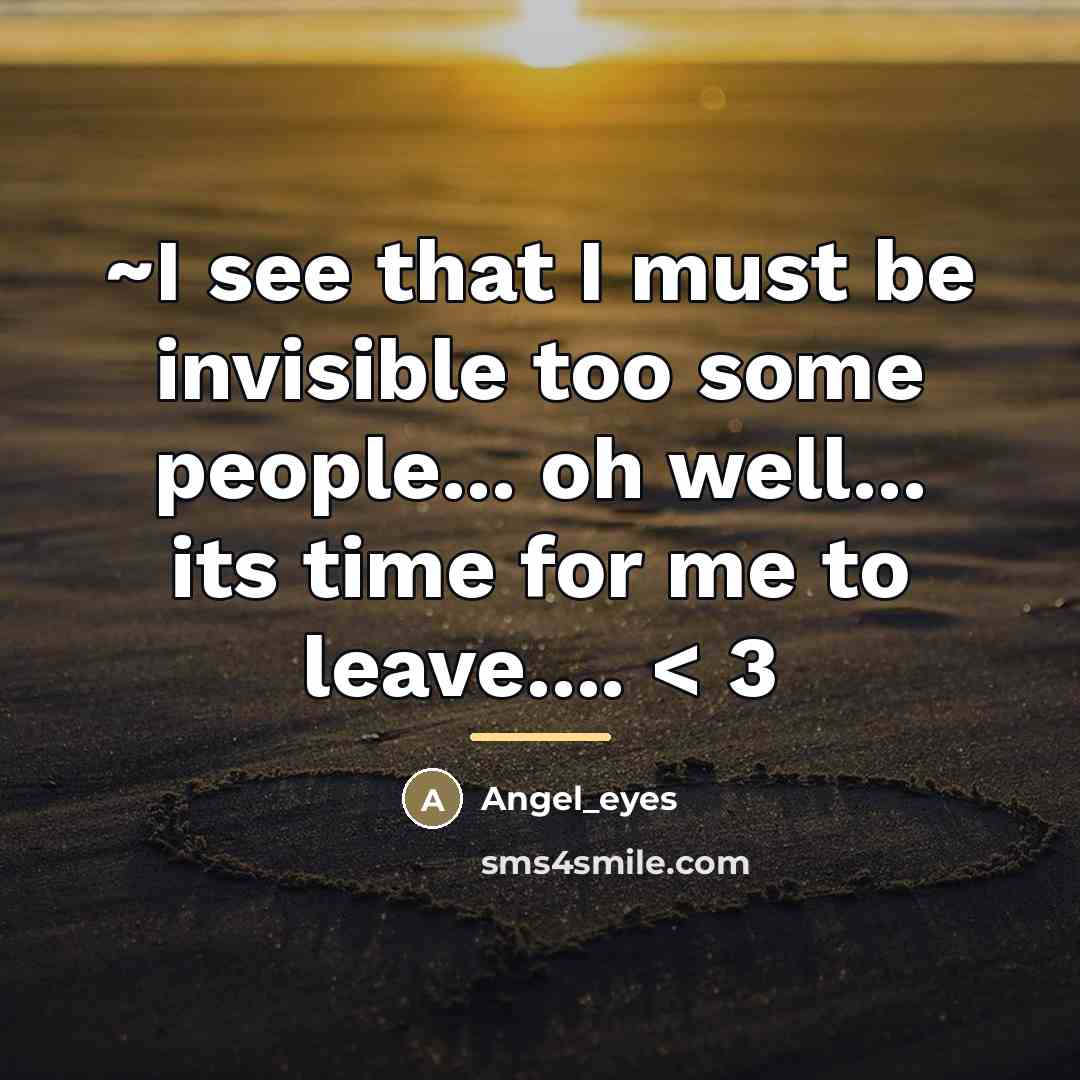 “~I see that I must be invisible too some people...…” quote by Angel_eyes
