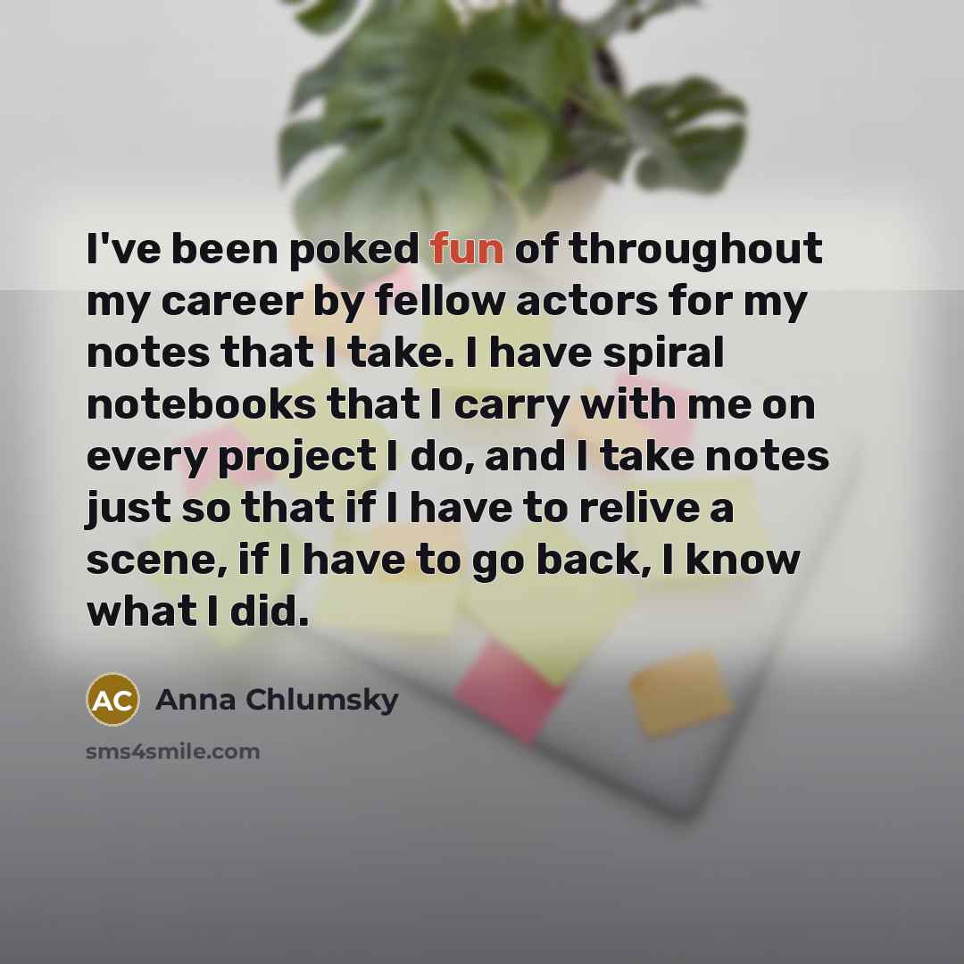 “I've been poked fun of throughout my career by fellow…” quote by Anna Chlumsky