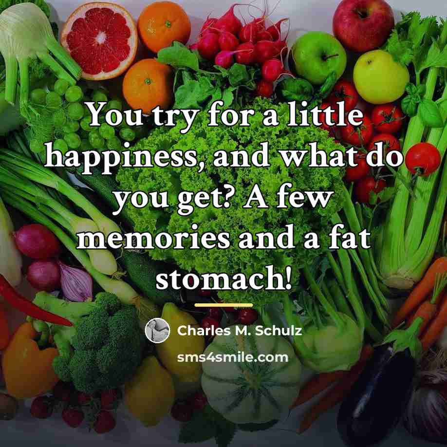 “You try for a little happiness, and what do you…” quote by Charles M. Schulz