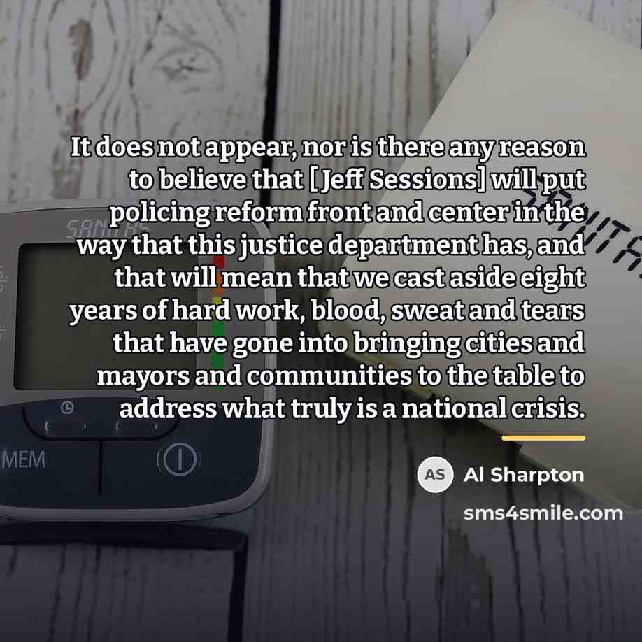 “It does not appear, nor is there any reason to…” quote by Al Sharpton