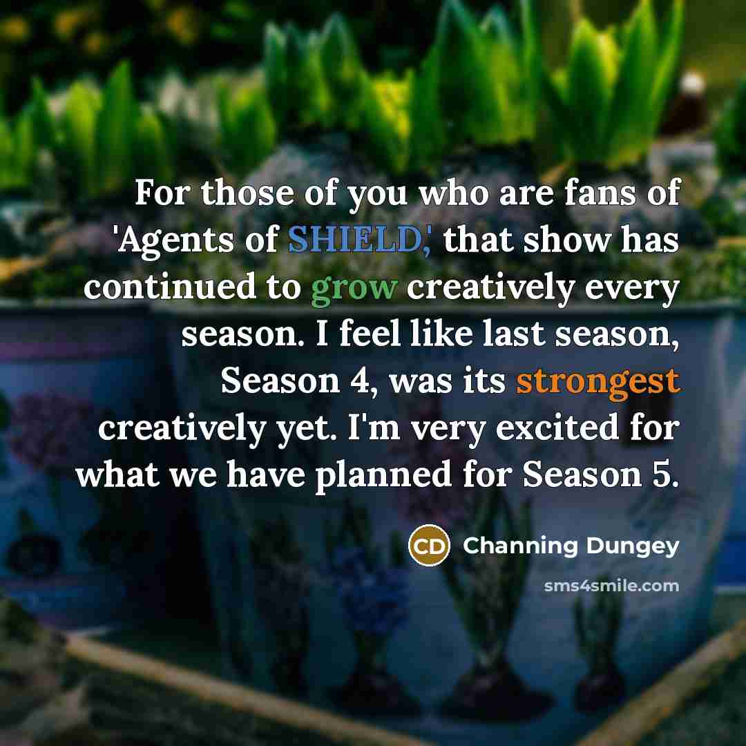 “For those of you who are fans of 'Agents of…” quote by Channing Dungey