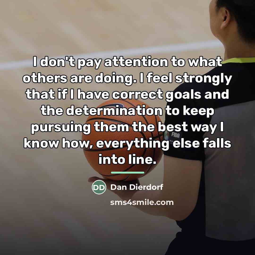 “I don't pay attention to what others are doing. I…” quote by Dan Dierdorf