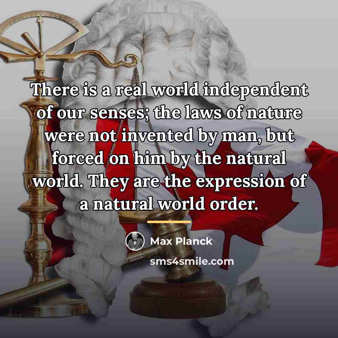 “There is a real world independent of our senses; the…” quote by Max Planck