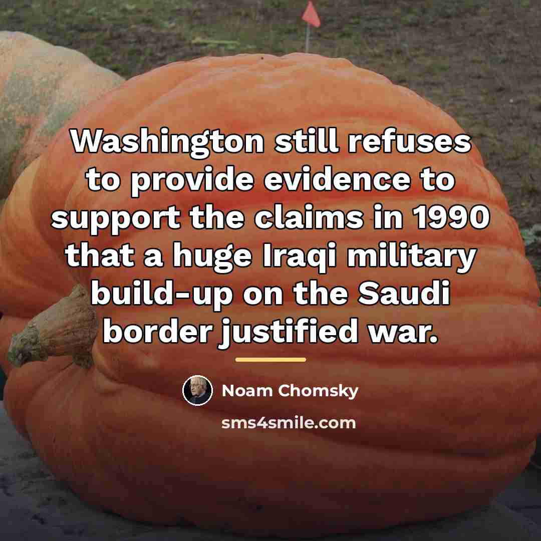 “Washington still refuses to provide evidence to support the claims…” quote by Noam Chomsky