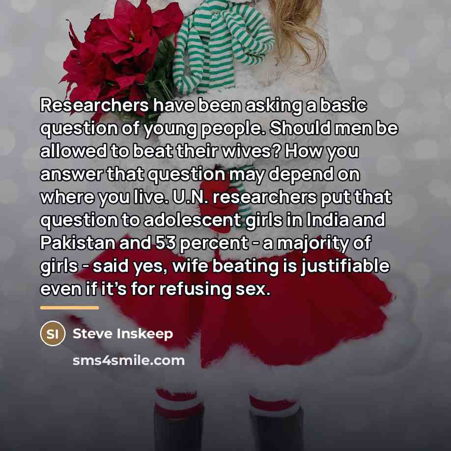 “Researchers have been asking a basic question of young people.…” quote by Steve Inskeep