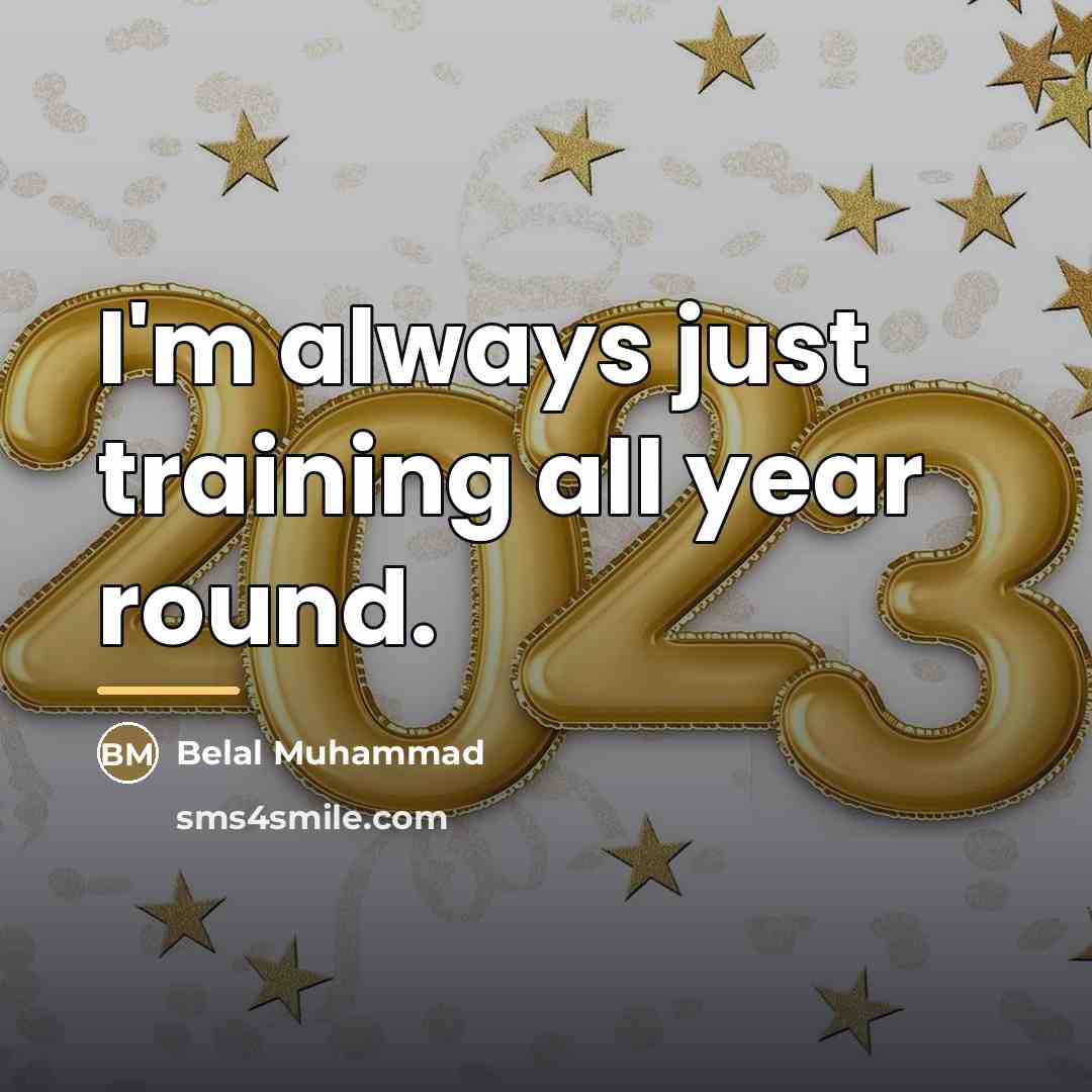 “I'm always just training all year round.…” quote by Belal Muhammad