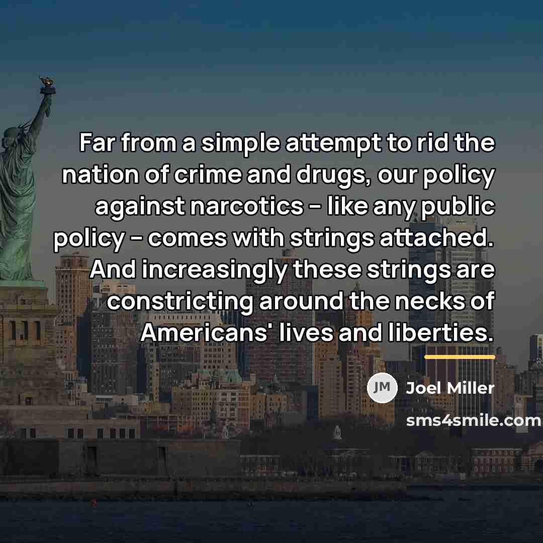 “Far from a simple attempt to rid the nation of…” quote by Joel Miller
