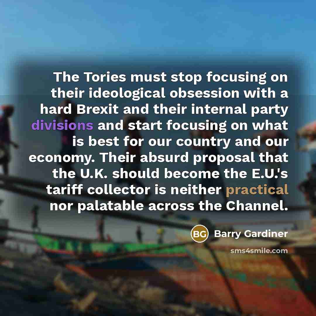 “The Tories must stop focusing on their ideological obsession with…” quote by Barry Gardiner