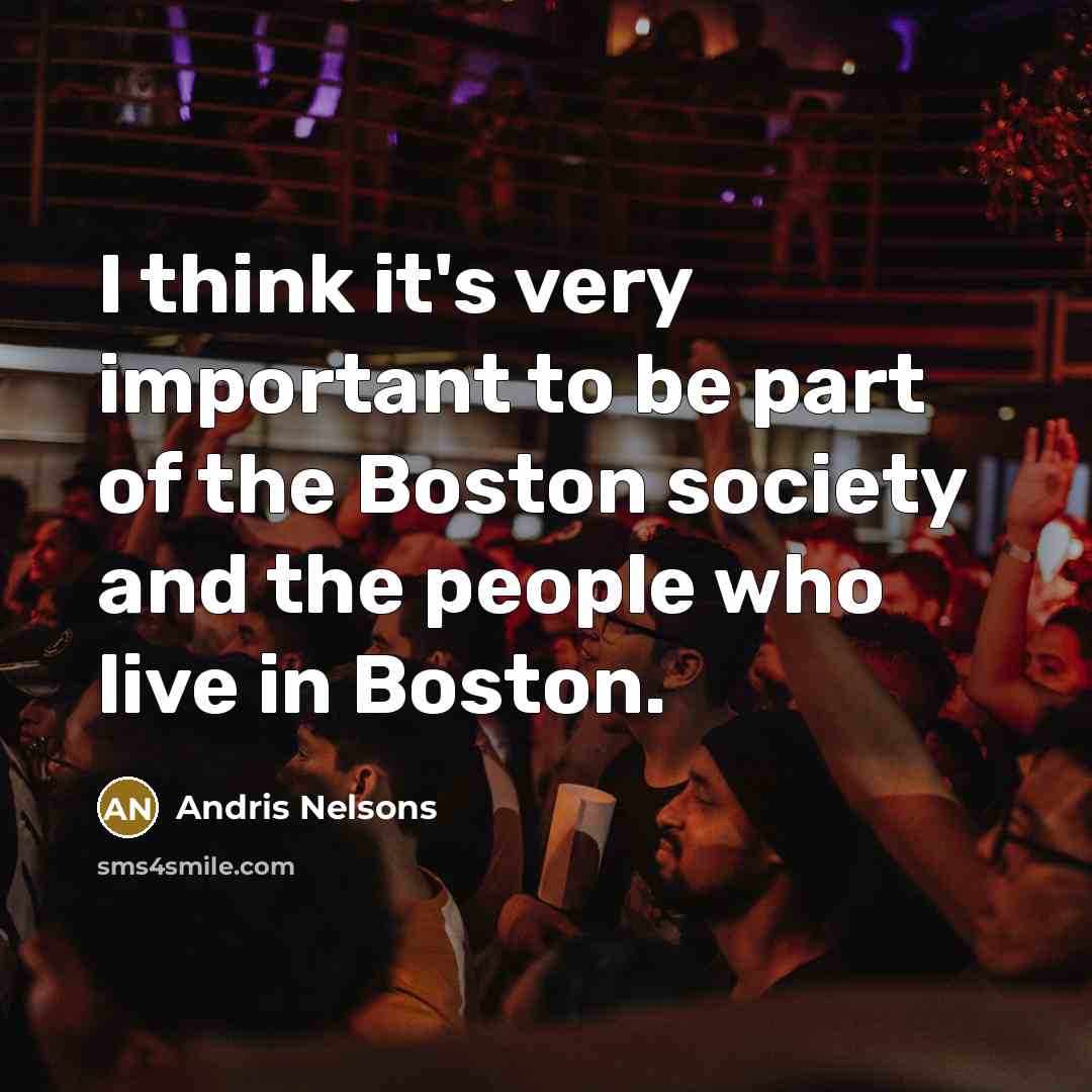 “I think it's very important to be part of the…” quote by Andris Nelsons