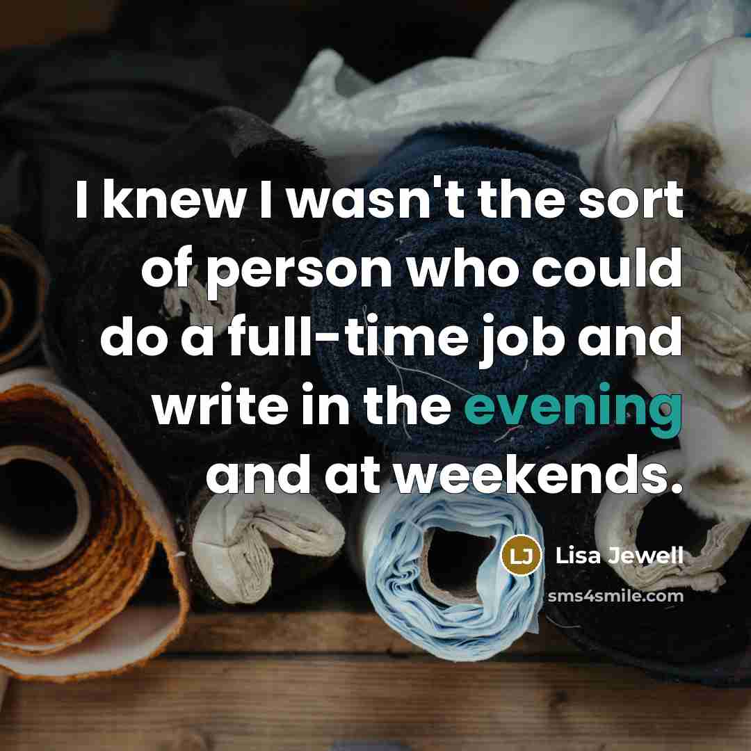“I knew I wasn't the sort of person who could…” quote by Lisa Jewell
