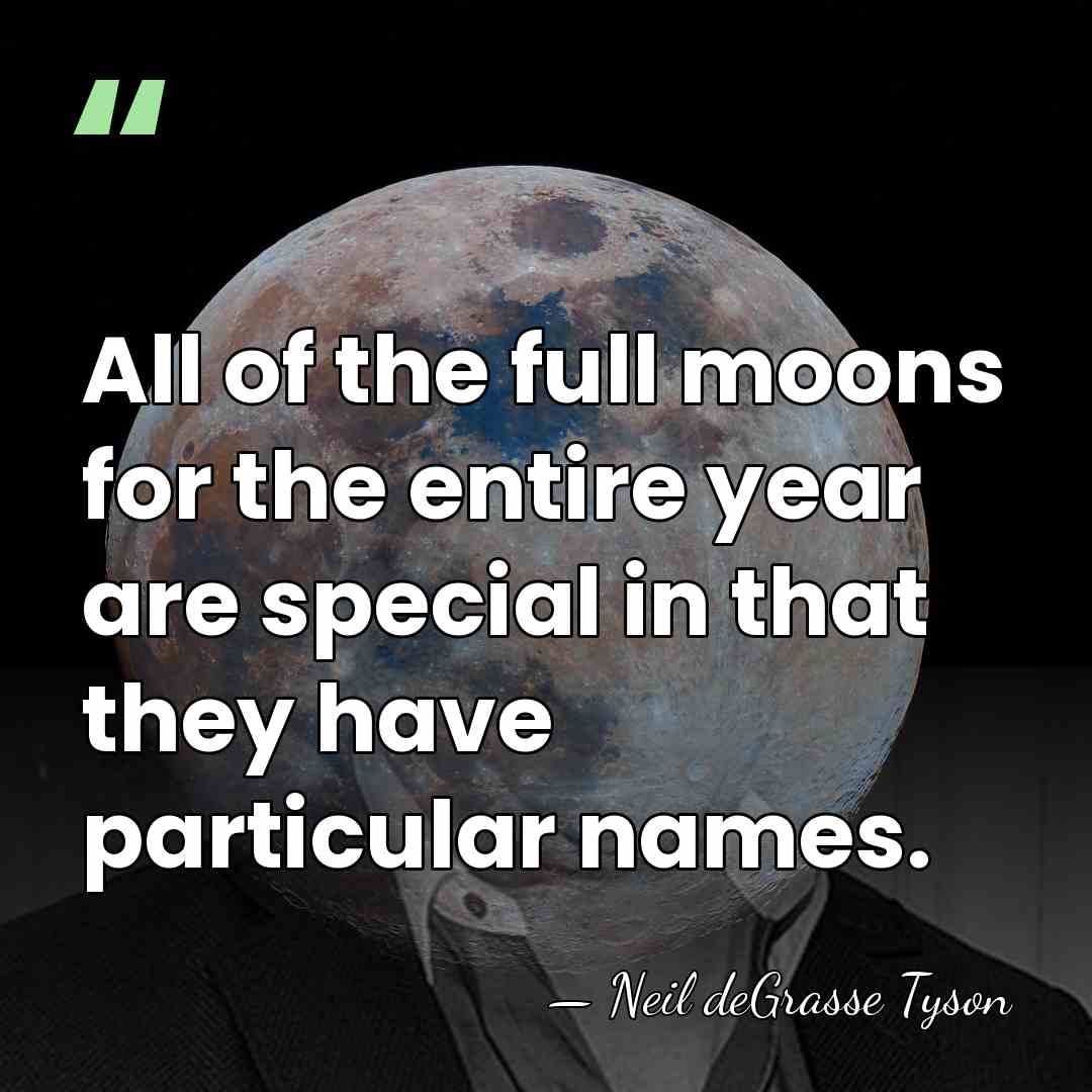 All of the full moons for the entire year are special in&hellip; - Neil deGrasse Tyson