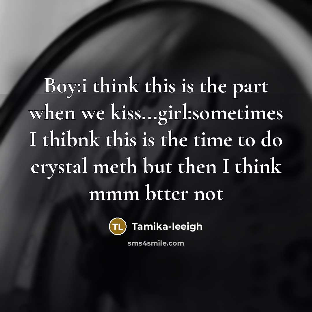 “Boy:i think this is the part when we kiss...girl:sometimes I…” quote by Tamika-leeigh