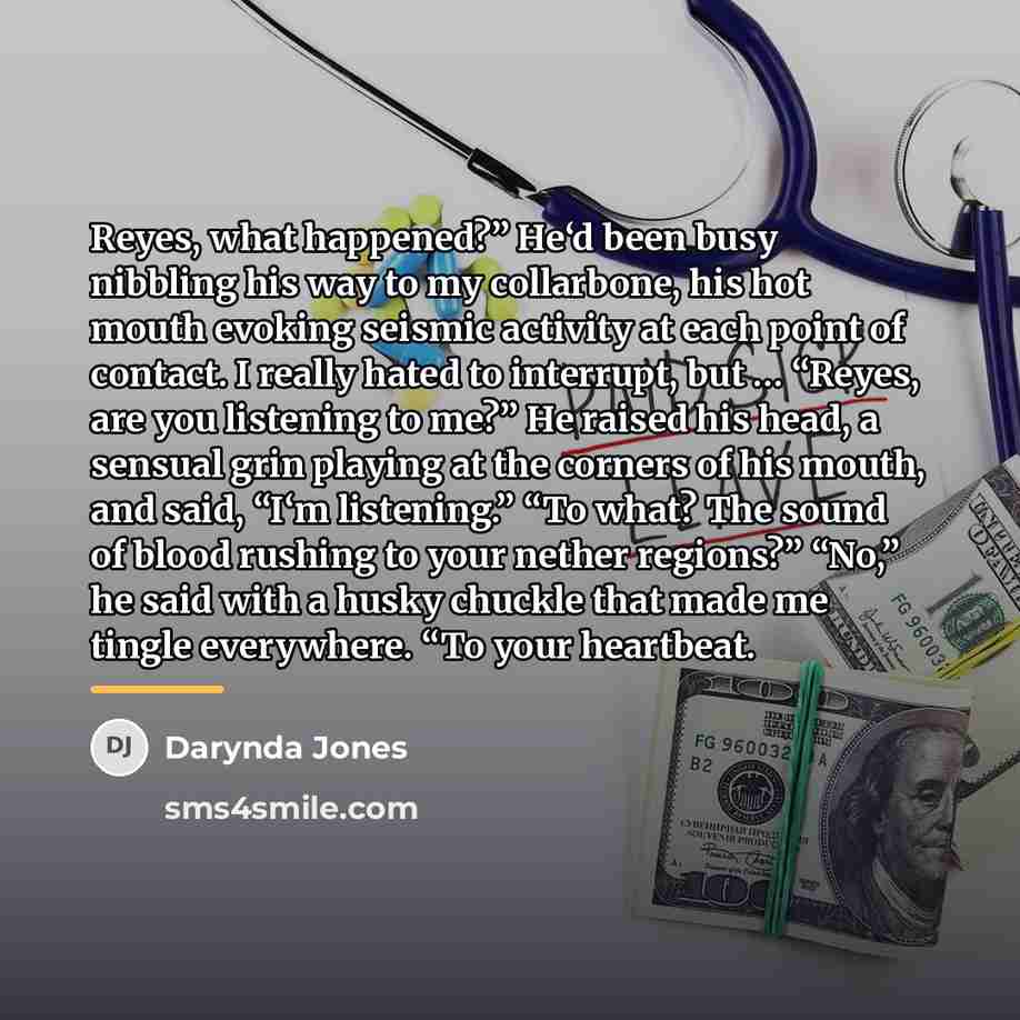 “Reyes, what happened?” He‘d been busy nibbling his way to…” quote by Darynda Jones