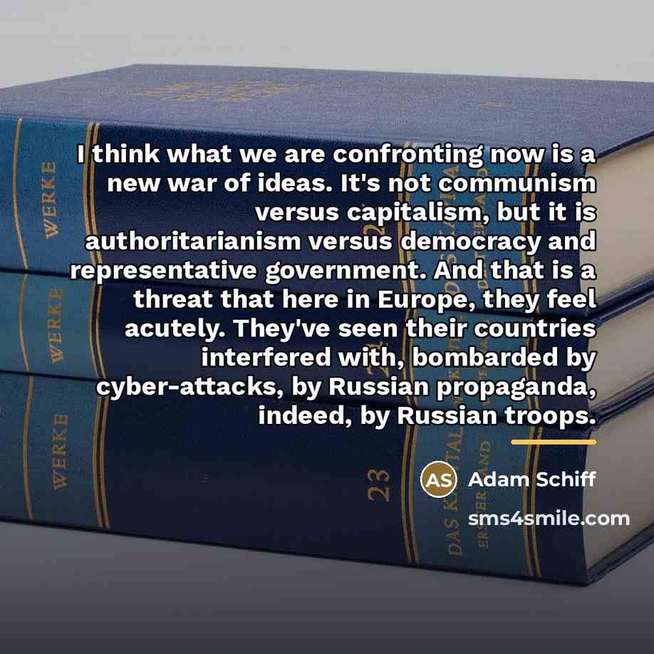 “I think what we are confronting now is a new…” quote by Adam Schiff
