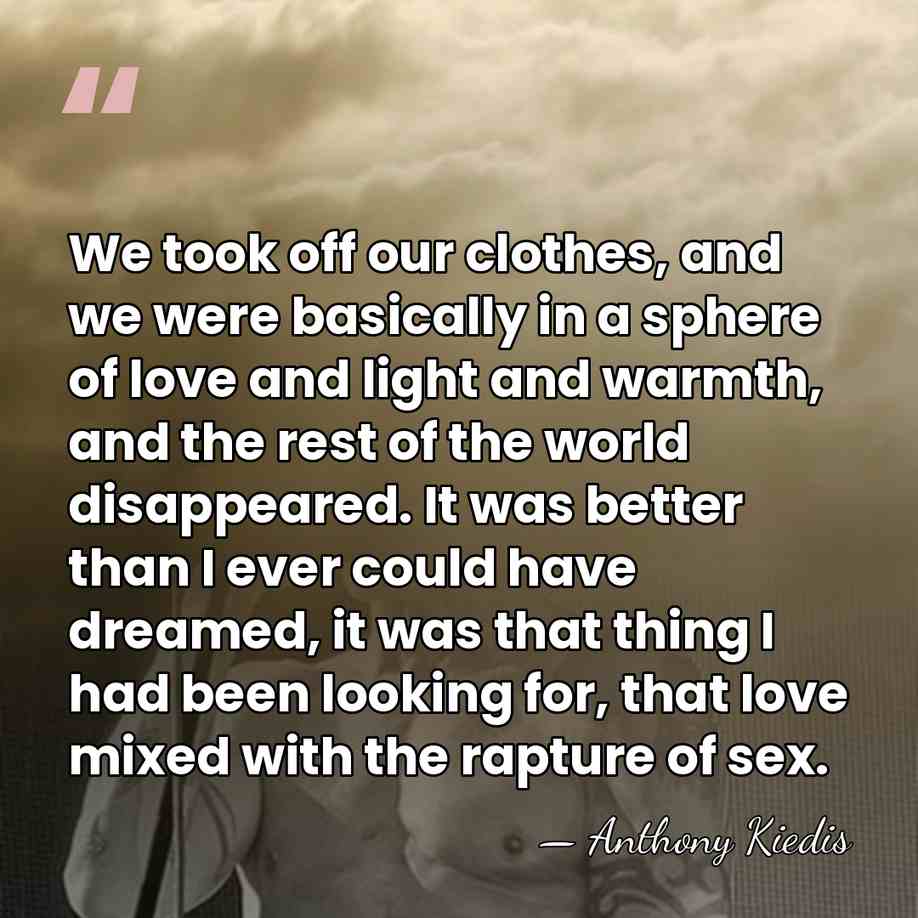 We took off our clothes, and we were basically in a sphere&hellip; - Anthony Kiedis