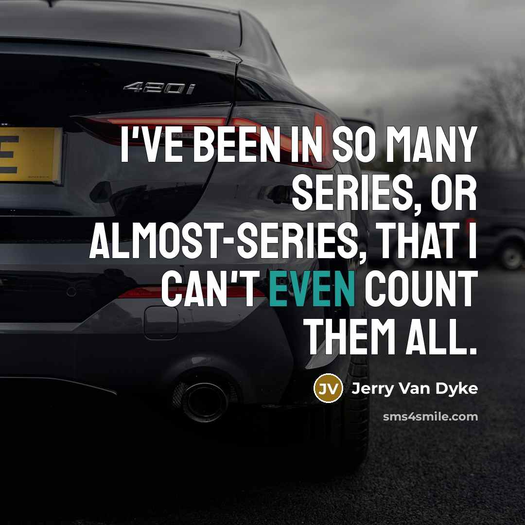“I've been in so many series, or almost-series, that I…” quote by Jerry Van Dyke